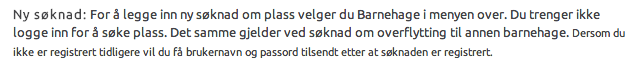 Her bør man heller lenke til søknadsskjemaet der hvor man snakker om søknadsskjemaet.