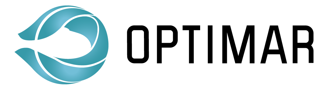 Optimars logo med farge