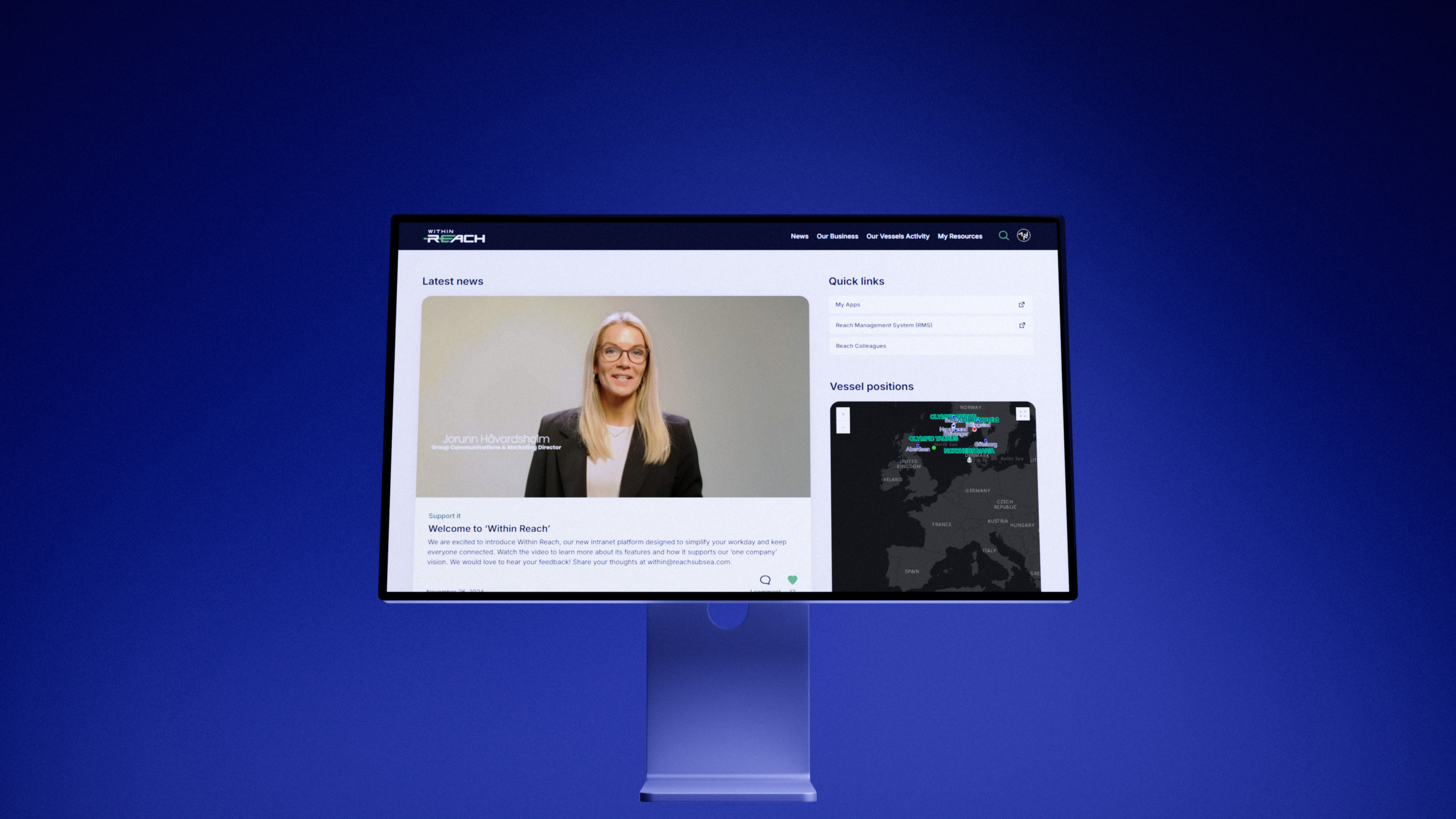 Intranett utviklet for Reach Subsea